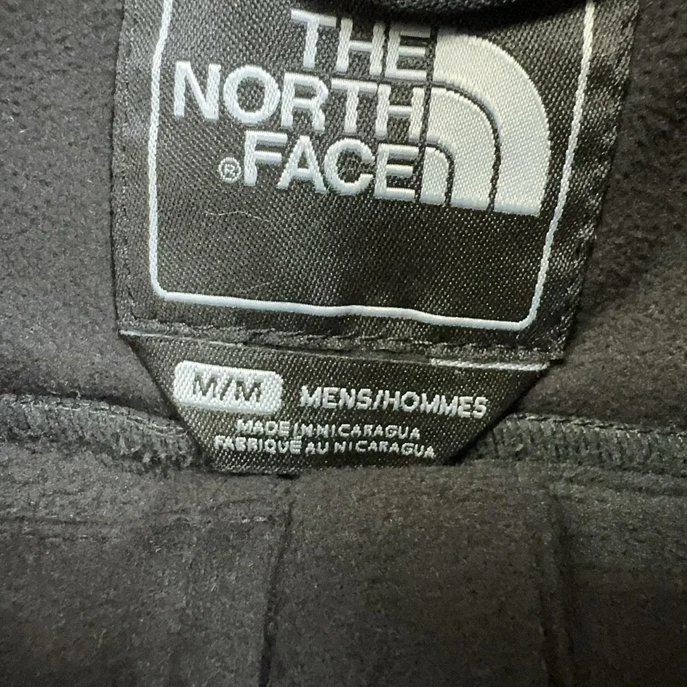 The North Face Jacket Mens Medium Black Softshell Full Zip Fleece Lined AMVY